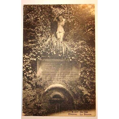 Carte Postale Ancienne Ain Divonne La Source