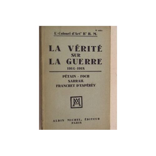 La Verite Sur La Guerre