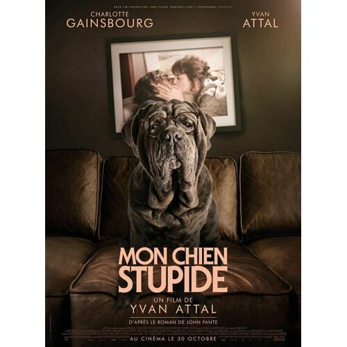 Mon Chien Stupide - Véritable Affiche De Cinéma Roulée - Format 40x60 Cm - De Yvan Attal Avec Yvan Attal, Charlotte Gainsbourg - 2019
