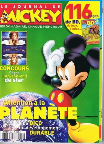 Mickey  N° 2892 : Attention À La Planéte