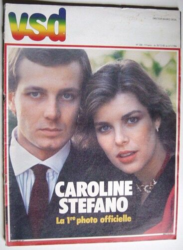 Vsd  N° 330 : Caroline-Stefano : La 1ère Photo Officielle