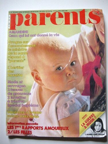 Parents N° 158 : Les 1ers Rapports Amoureux (Les Filles)