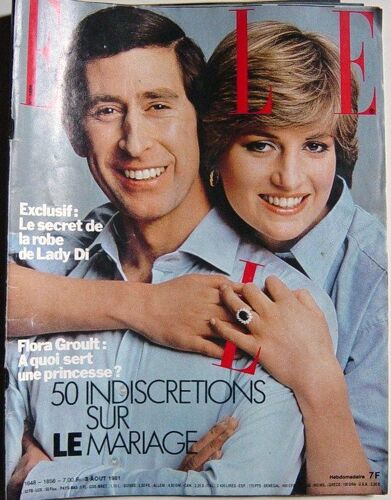 Elle  N° 1856 : Le Secret De La Robe De Lady Di