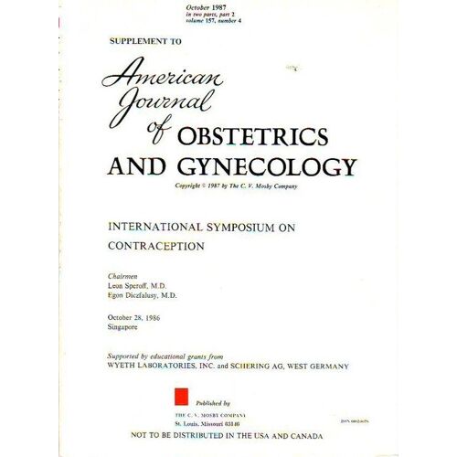 American Journal Of Obstetrics And Gynecology  N° 157 : In Two Parts Part 2 - Volume 157 Number 4