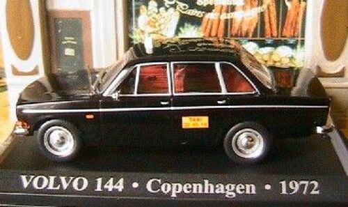 Volvo 144 Copenhagen Taxi 1972 Automatic 1/43 Danemark-Altaya