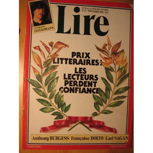 Lire  N° 75 : Prix Littéraires: Les Lecteurs Perdent Confiance
