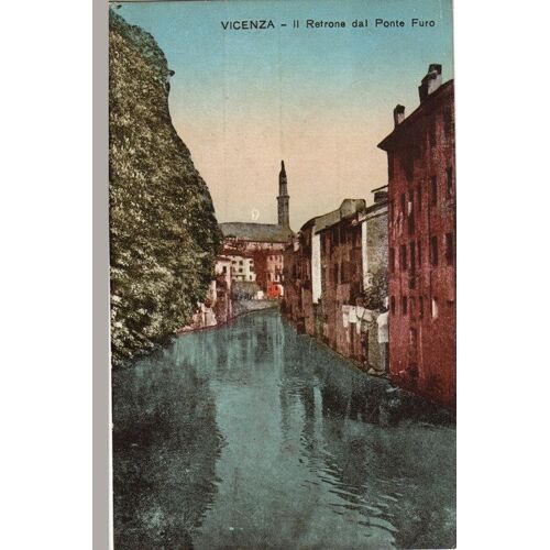 Vicenza  Il Retrone Dal Ponte Furo