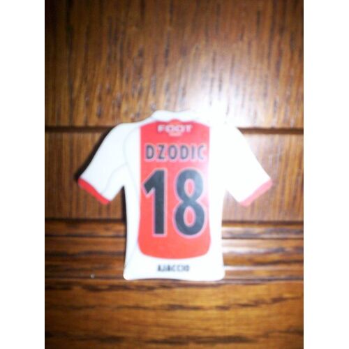 Magnet - Maillot De Foot "Dzodic" - N° 18 - Ajaccio - Just Foot 2005