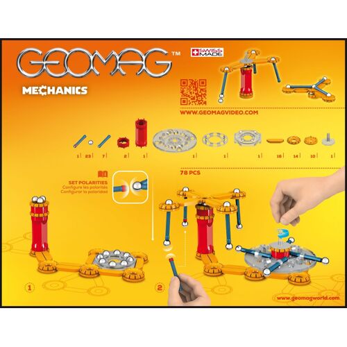 Geomag - Mechanics Mechanics - Motion 78 Pcs