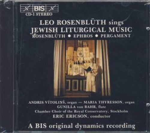 Liturgies Juives - Oeuvres De Rosenbluth, Ephros, Pergament