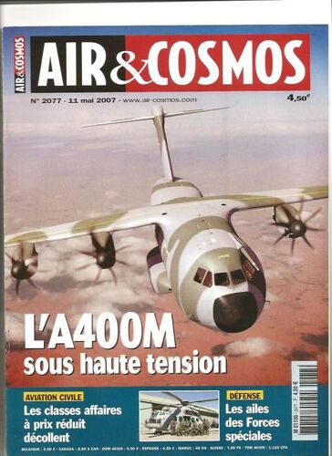 Air & Cosmos N° 2077 : L'a400m Sous Haute Tension