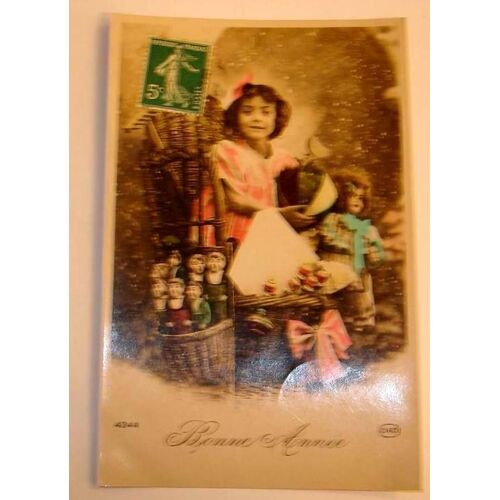 Carte Postale Ancienne Bonne Annee