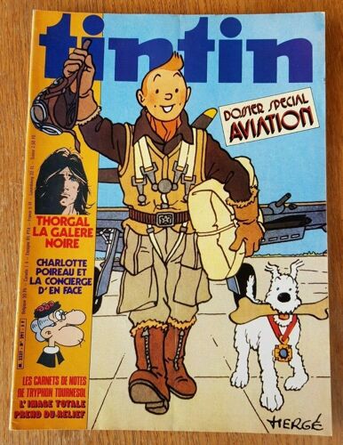 Le Journal De Tintin Ed. Fr. 291 3 Avril 1981 Tintin Herge Dossier Spécial Aviation