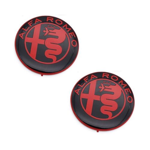 2x Embleme Insigne Alpha Romeo 74mn Pour Mito 147/156/159/166 Giulietta Giulia