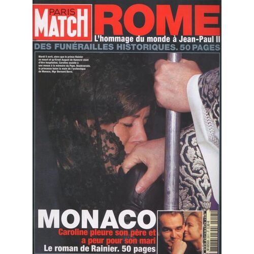 Paris Match / 11-04-2005  N° 2917 : Grace Kelly (25p) - Nancy Sinatra (1p) - Edouard Baer (1p)