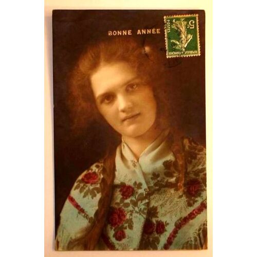 Carte Postale Ancienne Bonne Annee