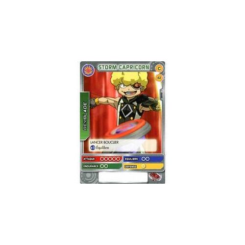 Carte Beyblade - Storm Capricorn - 62/160 - Commune Série 1