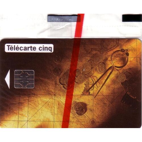 Télécarte 5 Unités Neuve "Golden River Legend Pièces D'or"
