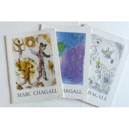 Lot De 9 Catalogues De Ventes Expositions Et Encheres, Documentation Sur Chagall