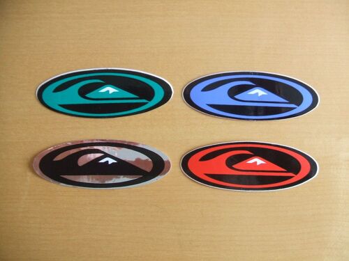 4 Autocollants Quiksilver Small Oval