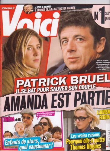 Voici  N° 1042 : Patrick Bruel, Amanda Est Partie