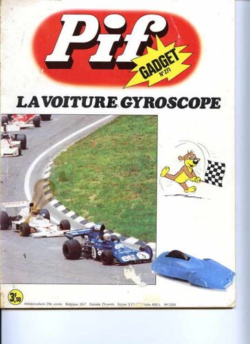 Pif Gadget  N° 271 : La Voiture Gyroscope