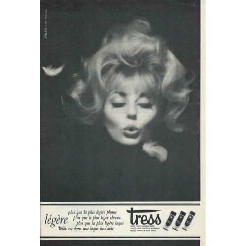 Publicité Papier De 1964 - Laque Tress