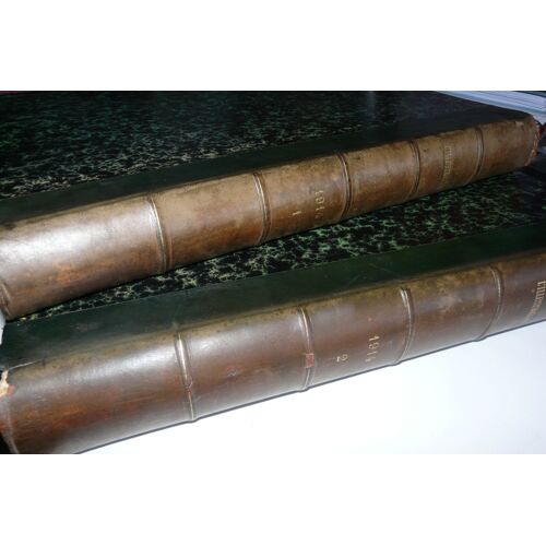 Lot Des 2 Semestres De La Revue L'illustration 1914 Annee Complete Reliée