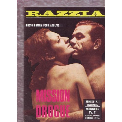 Razzia - Photo Roman Pour Adultes  N° 1 : Mission  Drogue