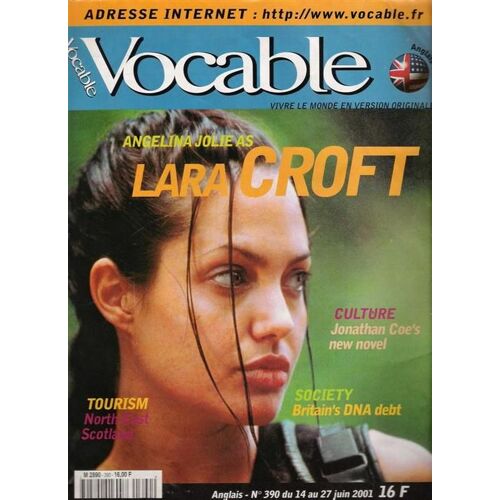 Vocable Anglais  N° 390 : Lara Croft