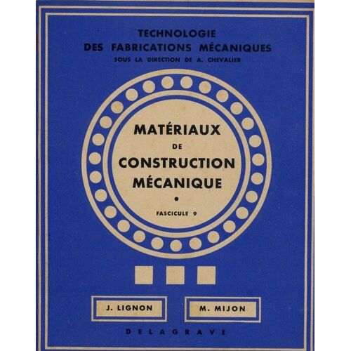Materiaux De Construction Mecanique