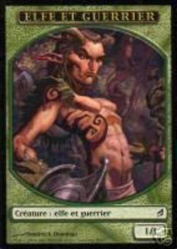 Magic - Token Elfe Et Guerrier - Vert - Lorwyn Vf - Jcc