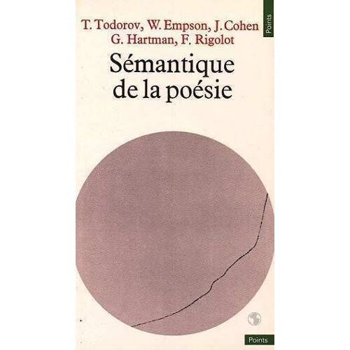 Semantique De La Poesie