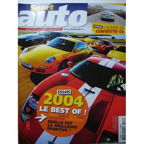 Sport Auto N° 516 Du 01/01/2005