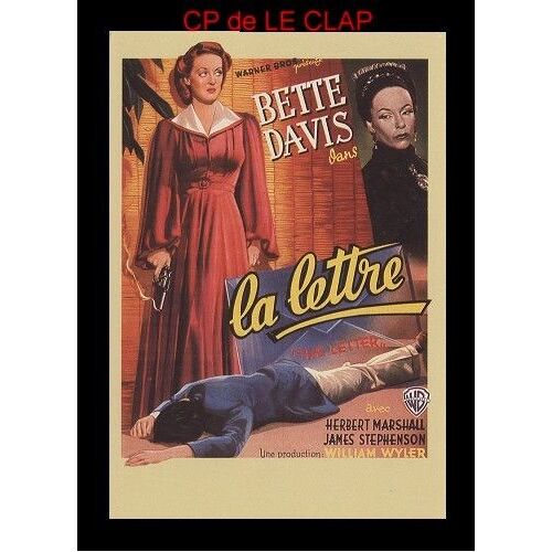 La Lettre / Bette Davis - Carte Postale Cinéma