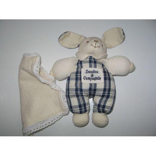 Doudou Et Compagnie Lapin Mouchoir