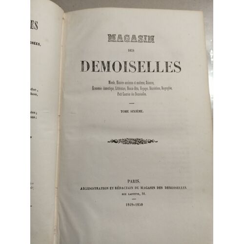 Magasin Des Demoiselles N°6 1849-1850