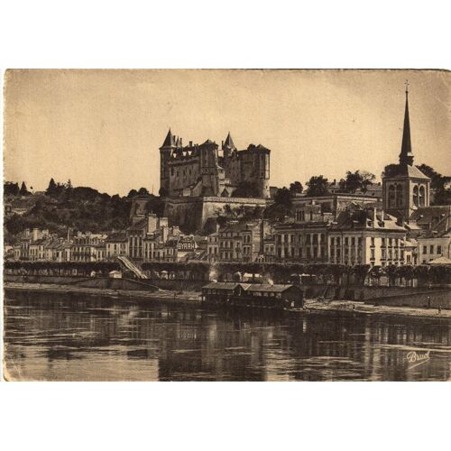 Saumur Le Château-Fort Et La Loire