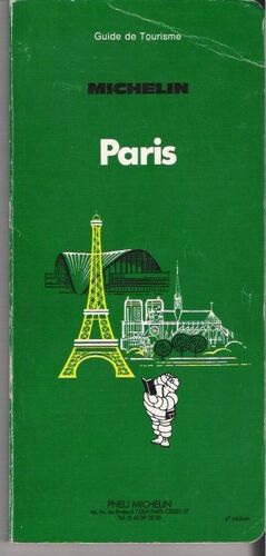 Guide Michelin - 1974 Paris - France