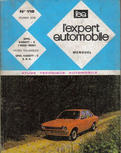 Revue Technique L Expert Automobile  N° 118 : Opel Kadett-C (1000-1200) Sra