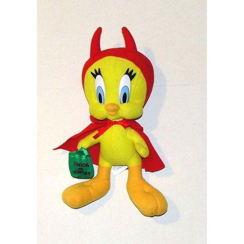 Titi Diable En Peluche Looney Tunes Doudou Titi Diablotin 26 Cm