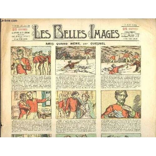 Les Belles Images N° 1038 - 7 Août 1924 - Amis Quand Même