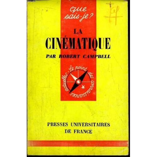 Que Sais-Je? N° 1204 La Cinématique