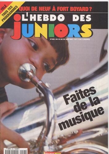 L'hebdo Des Juniors / 23-06-2001  N° 408 : Josh Hartnett (1p) - Lorie (1p)