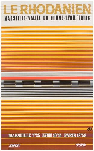 Affiche Le Rhodanien