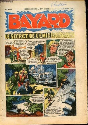 Bayard, Nouvelle Série - Hebdomadaire N°404 - 29 Août 1954