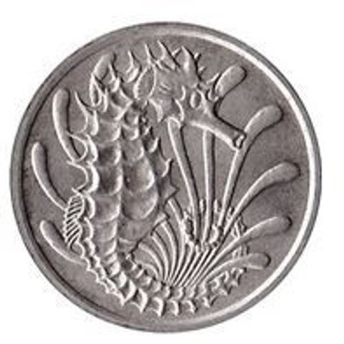 Pièce 10 Cents Singapour - 1968