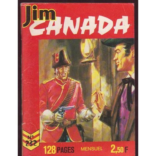 Jim Canada  N° 232 : " Comic Pocket Français En Noir & Blanc Contenant Des Bandes Dessinées De Cow Boys & D'indiens "