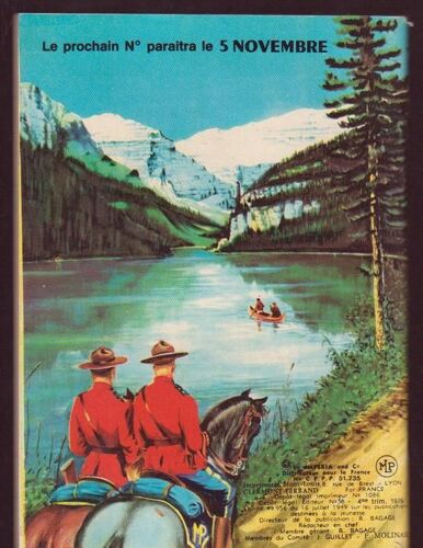 Jim Canada  N° 256 : " Comic Pocket Français En Noir & Blanc Contenant Des Bandes Dessinées De Cow Boys & D'indiens "