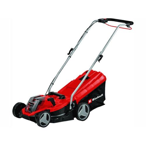 EINHELL GE-CM 18/33 Tondeuse à gazon sans fil Li-Solo, rouge / noir / gris